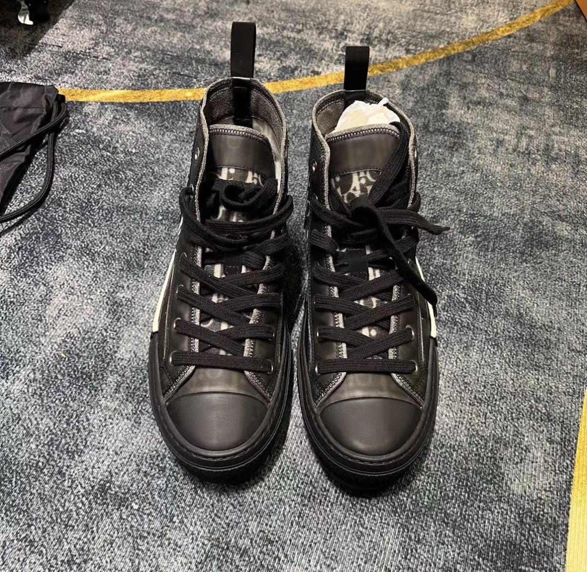 Dior Dior B23 Oblique High Top Sneakers J42 Size US 6 / IT 36 - 2 Thumbnail