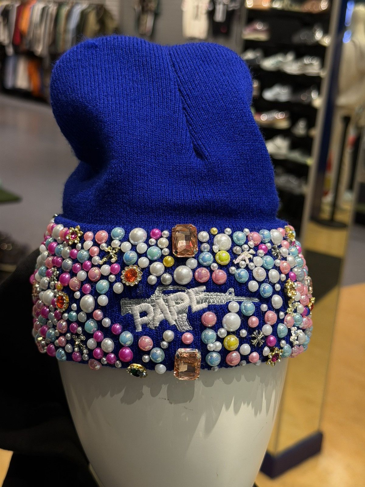 Other PAPE Stone Beanie Crystal Brand New Size ONE SIZE - 1 Thumbnail