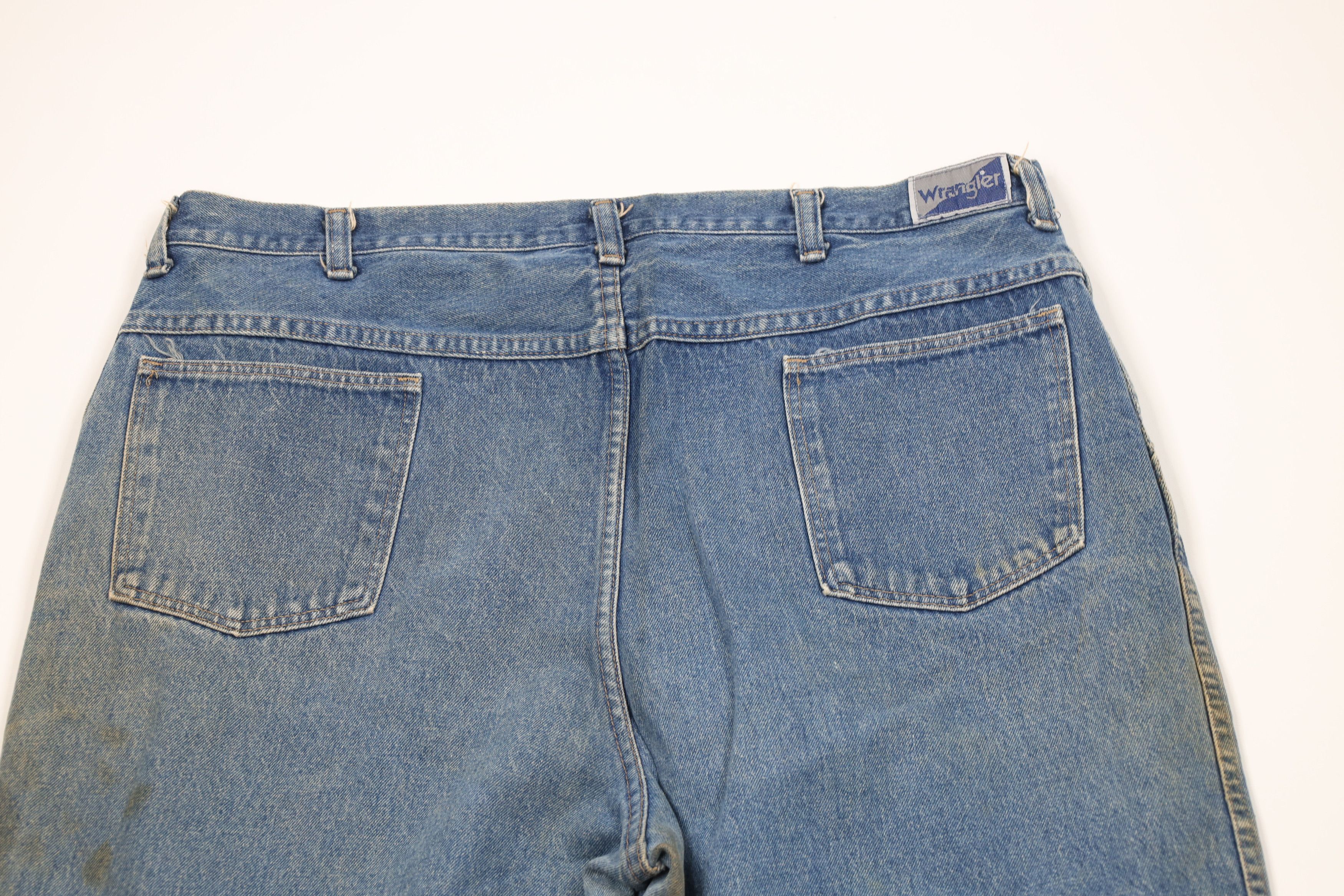 Wrangler Vintage 80s 90s Wrangler Pleated Tapered Leg Denim Jeans USA Size US 36 / EU 52 - 12 Thumbnail