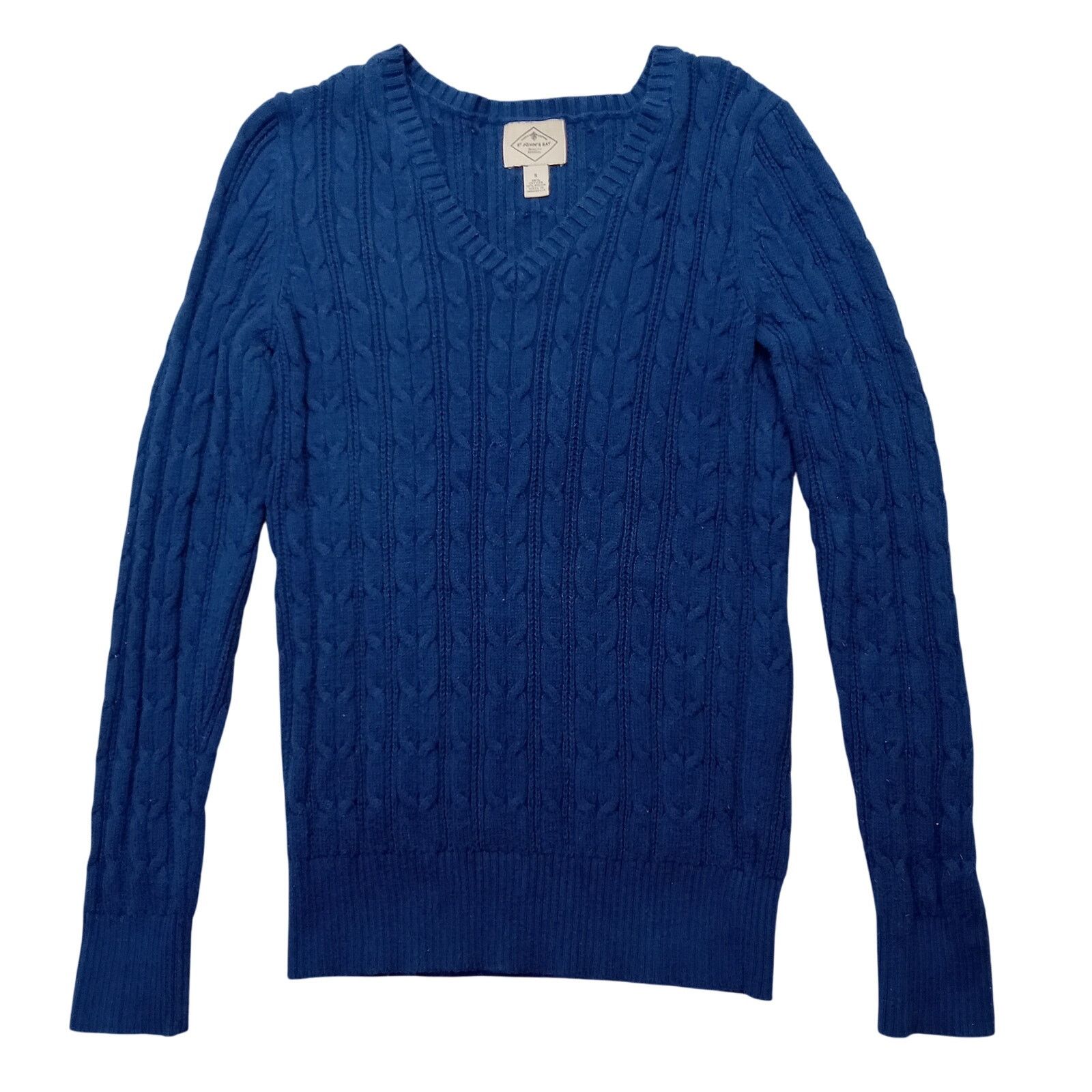 St. Johns Bay St.John's Bay Sweater S Women's Short Sleeve Pullover Blue Size S / US 4 / IT 40 - 1 Thumbnail