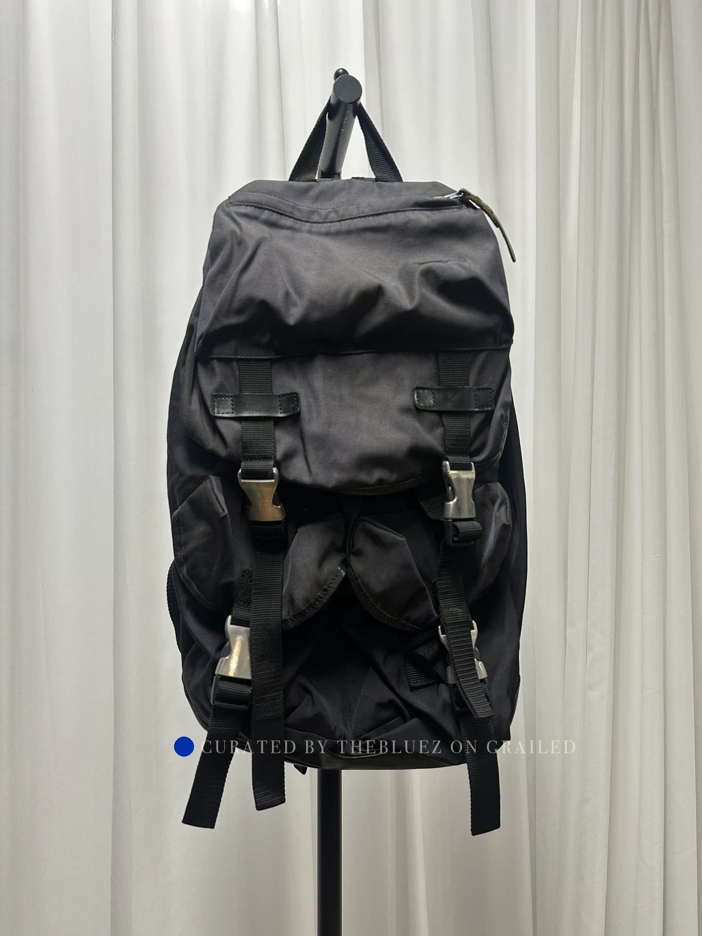 Yohji Yamamoto Yohji Yamamoto Drawstring Parachute Bag Size ONE SIZE - 1 Thumbnail