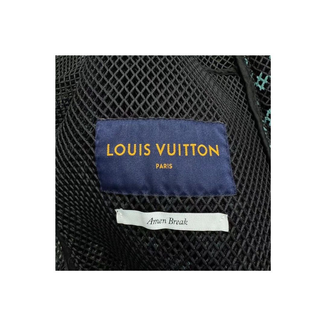 Louis Vuitton Black Gradient Monogram Mesh Hoodie