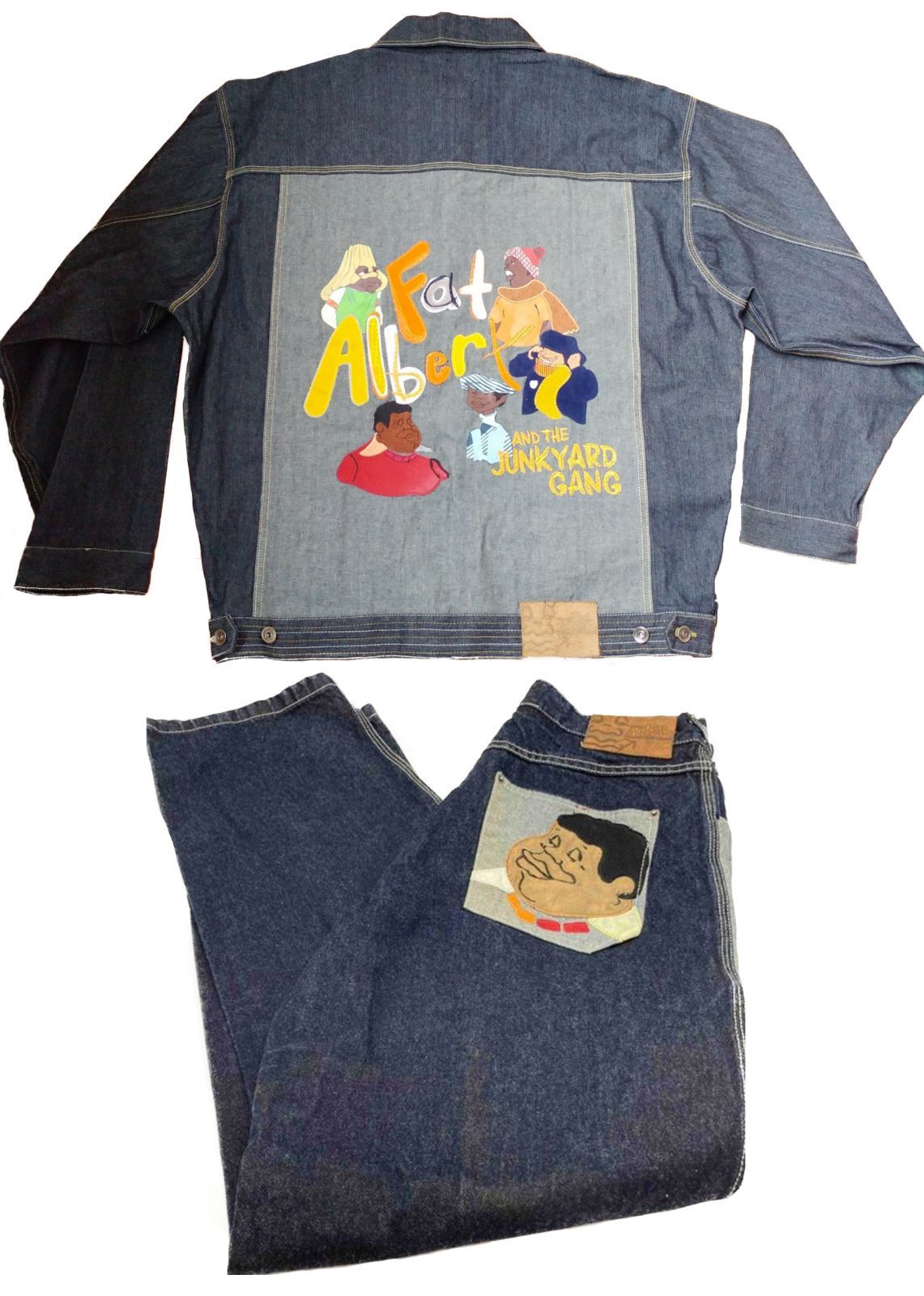 Fubu Platinum Fubu jacket Fat Albert and the Cosby Kids denim XL Size US XL / EU 56 / 4 - 1 Thumbnail
