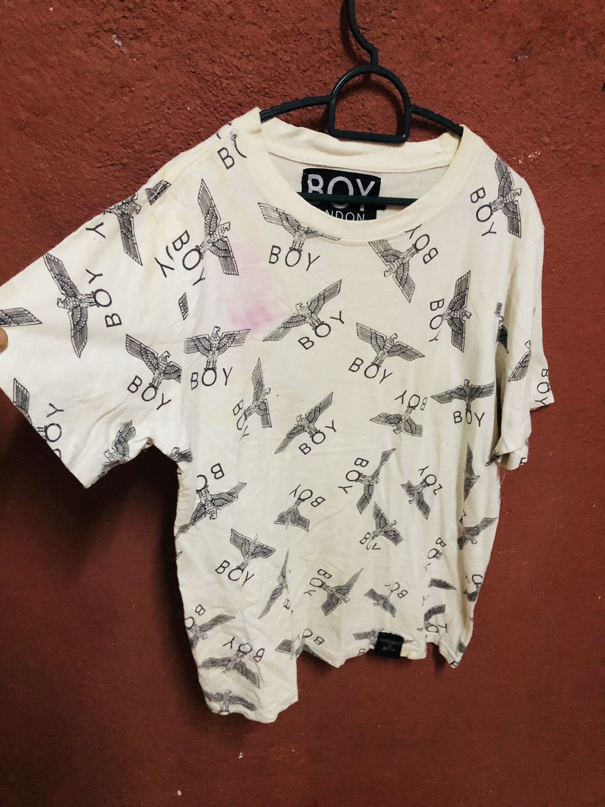 Boy London Boy London White All Over Print T- Shirt Size US L / EU 52-54 / 3 - 3 Thumbnail