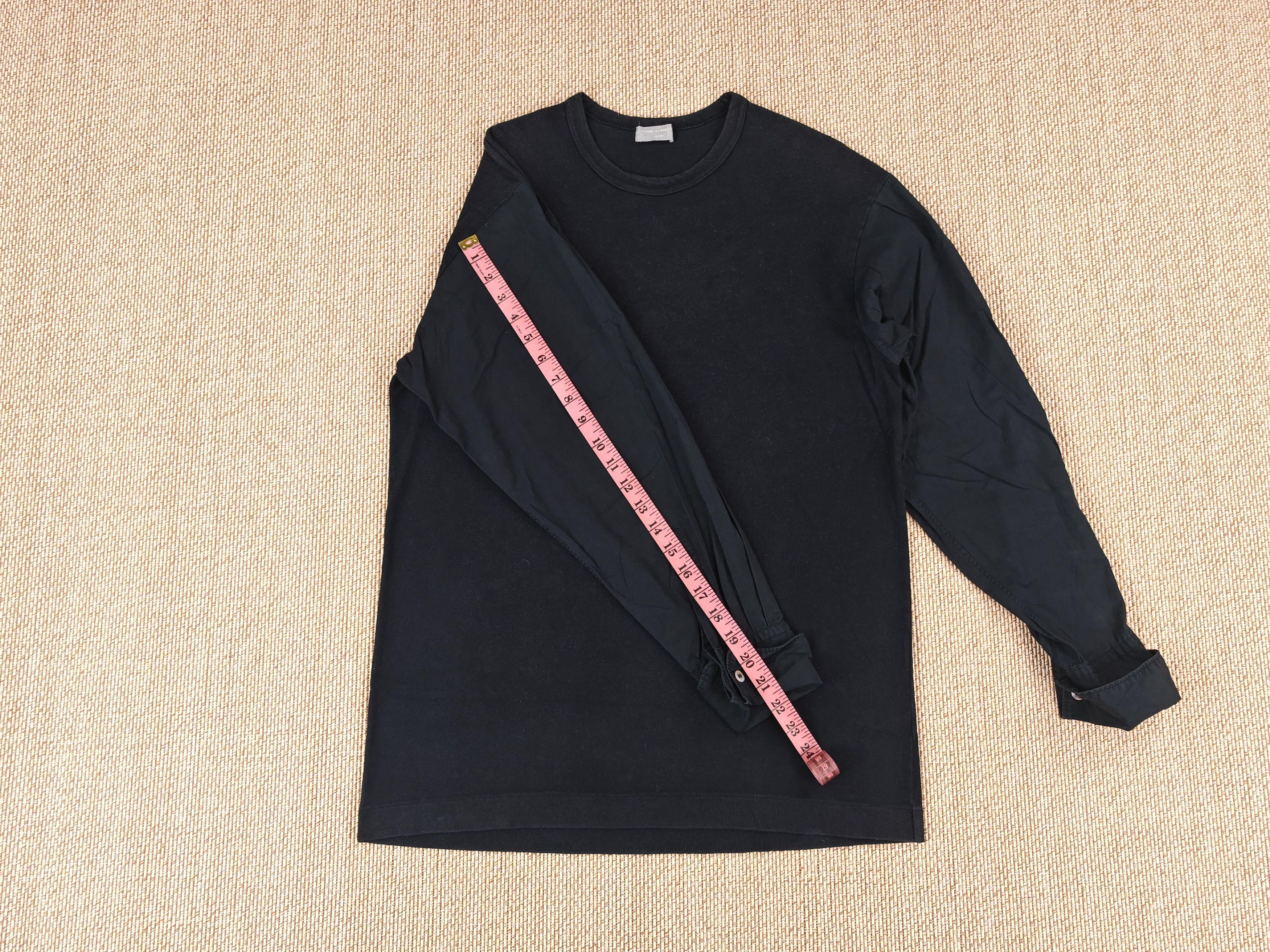 Comme des Garcons Homme Comme des Garçons Homme 2 Fabrics Long Sleeve Tee Size US M / EU 48-50 / 2 - 5 Thumbnail