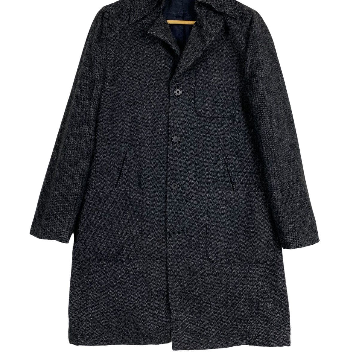 ABAHOUSE × Japanese Brand × Vintage Abahouse overcoat wool jacket Size US M / EU 48-50 / 2 - 5 Thumbnail