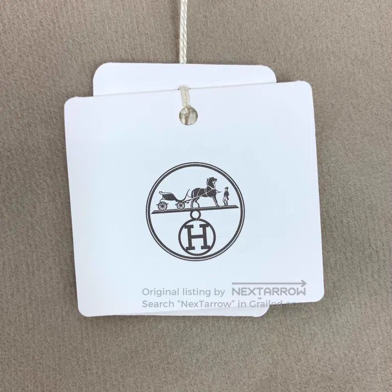 Hermes Hermes 22 Model Beige Cashmere Belt Buckle Coat Size XS / US 0-2 / IT 36-38 - 6 Thumbnail