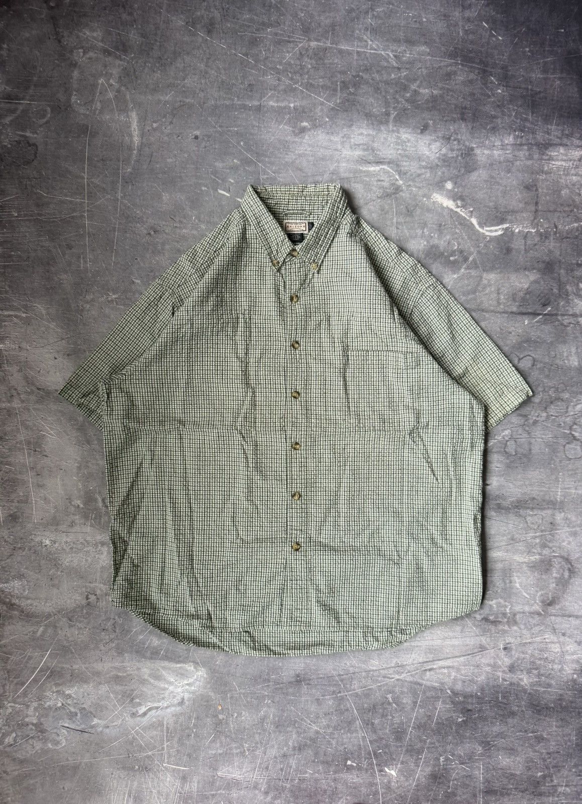 Vintage Vintage Arizona Short-sleeve Button-down Shirt (XL) Size US XL / EU 56 / 4 - 1 Thumbnail