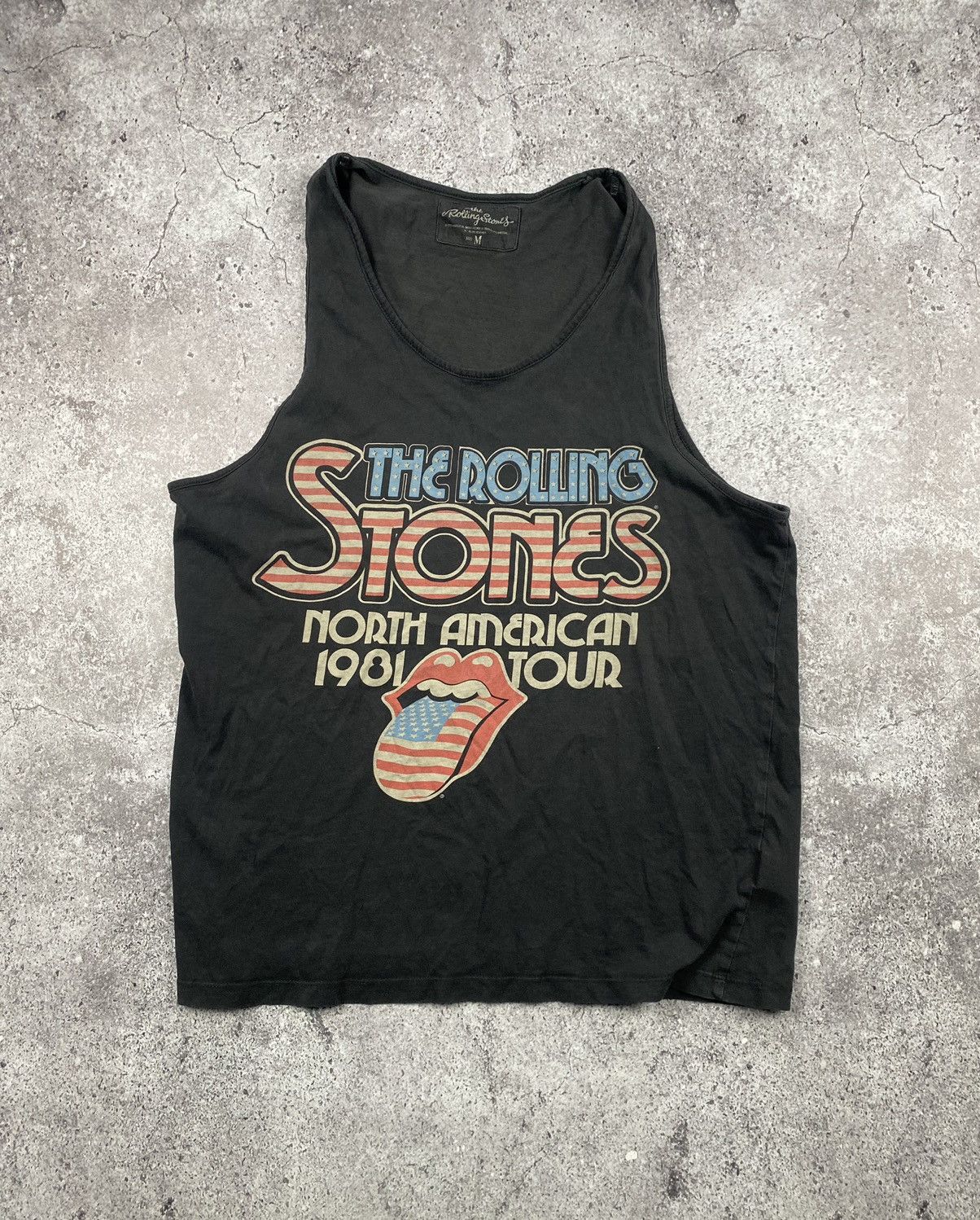 Band Tees × The Rolling Stones × Vintage 1981 The Rolling Stones Tour Vintage T-Shirt Tee USA Size US M / EU 48-50 / 2 - 1 Thumbnail
