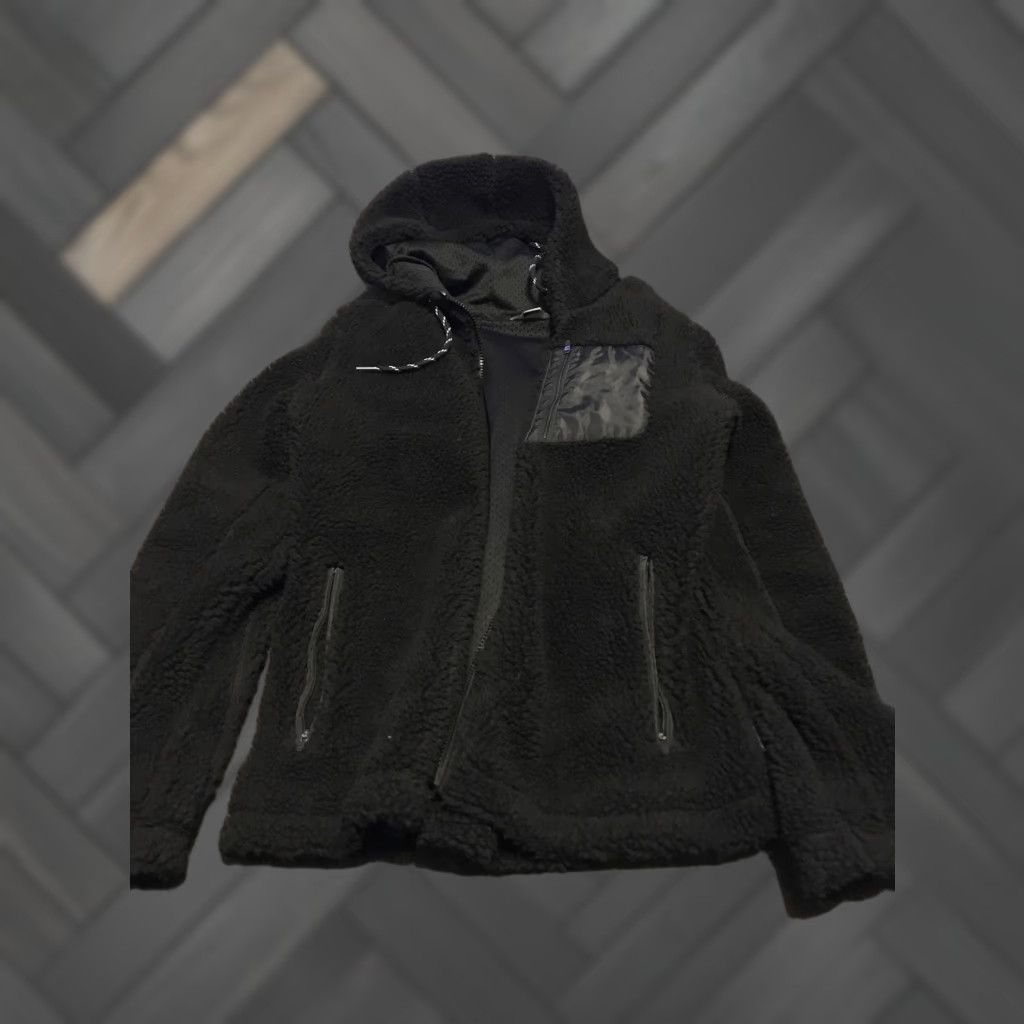 Eddie Bauer Eddie Bauer Chilali Jacket Black M Womens Hooded Sherpa Fleece Full Zip Medium Size M / US 6-8 / IT 42-44 - 1 Thumbnail