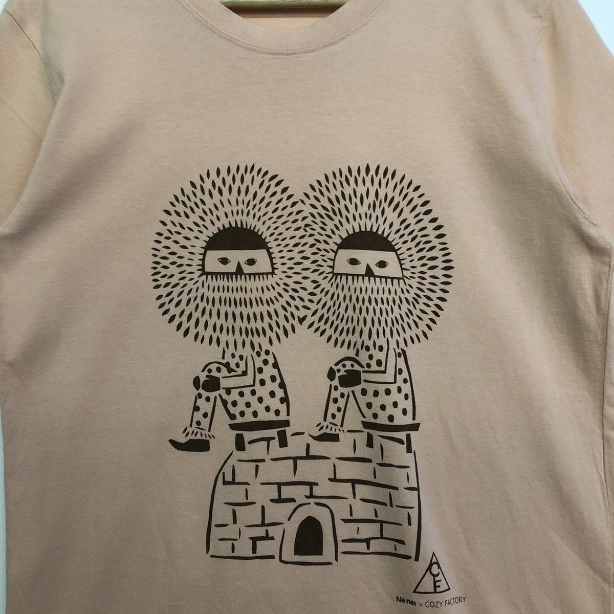 Ne-Net Ne’net By Issey Miyake X Cozy Factory Eskimo Grafiti Tshirt Size US M / EU 48-50 / 2 - 2 Thumbnail