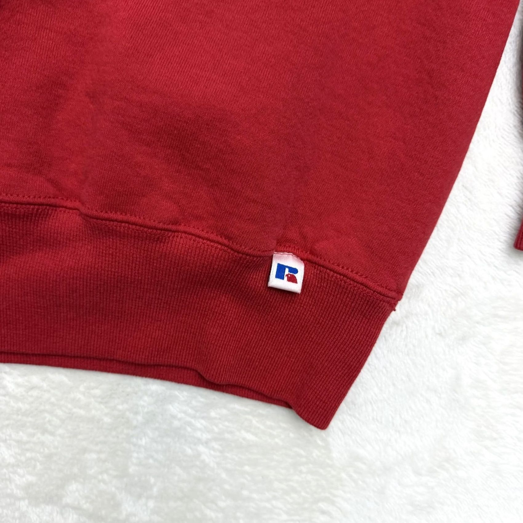 Russell Athletic Russell Athletic Sweatshirt Mens XL Red Fleece Pullover Solid Logo Size US XL / EU 56 / 4 - 5 Thumbnail