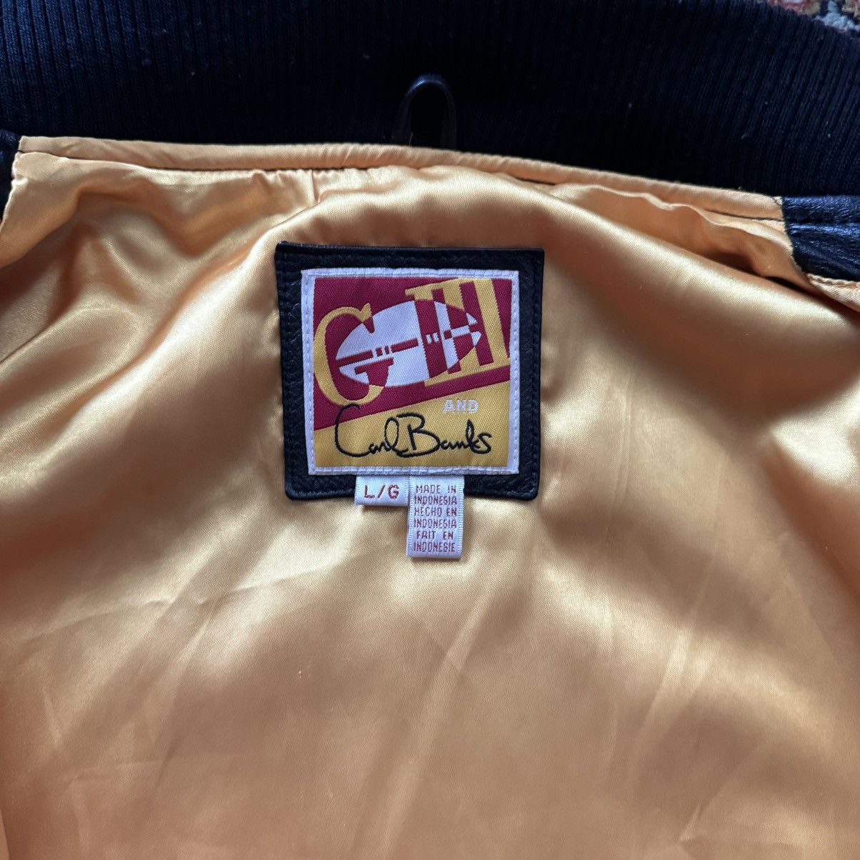 NFL Vintage Washington Redskins leather jacket Size US L / EU 52-54 / 3 - 3 Thumbnail