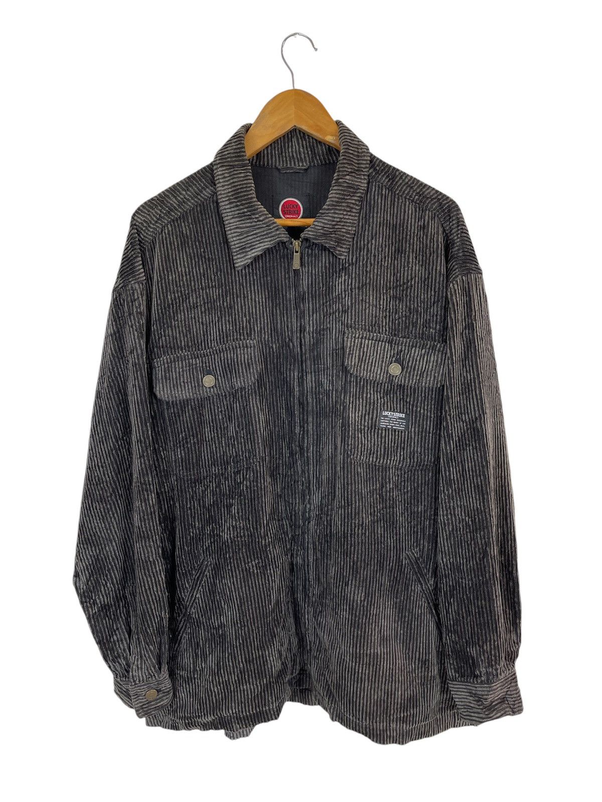 Vintage VINTAGE LUCKY STRIKE CORDUROY JACKET Size US L / EU 52-54 / 3 - 1 Thumbnail