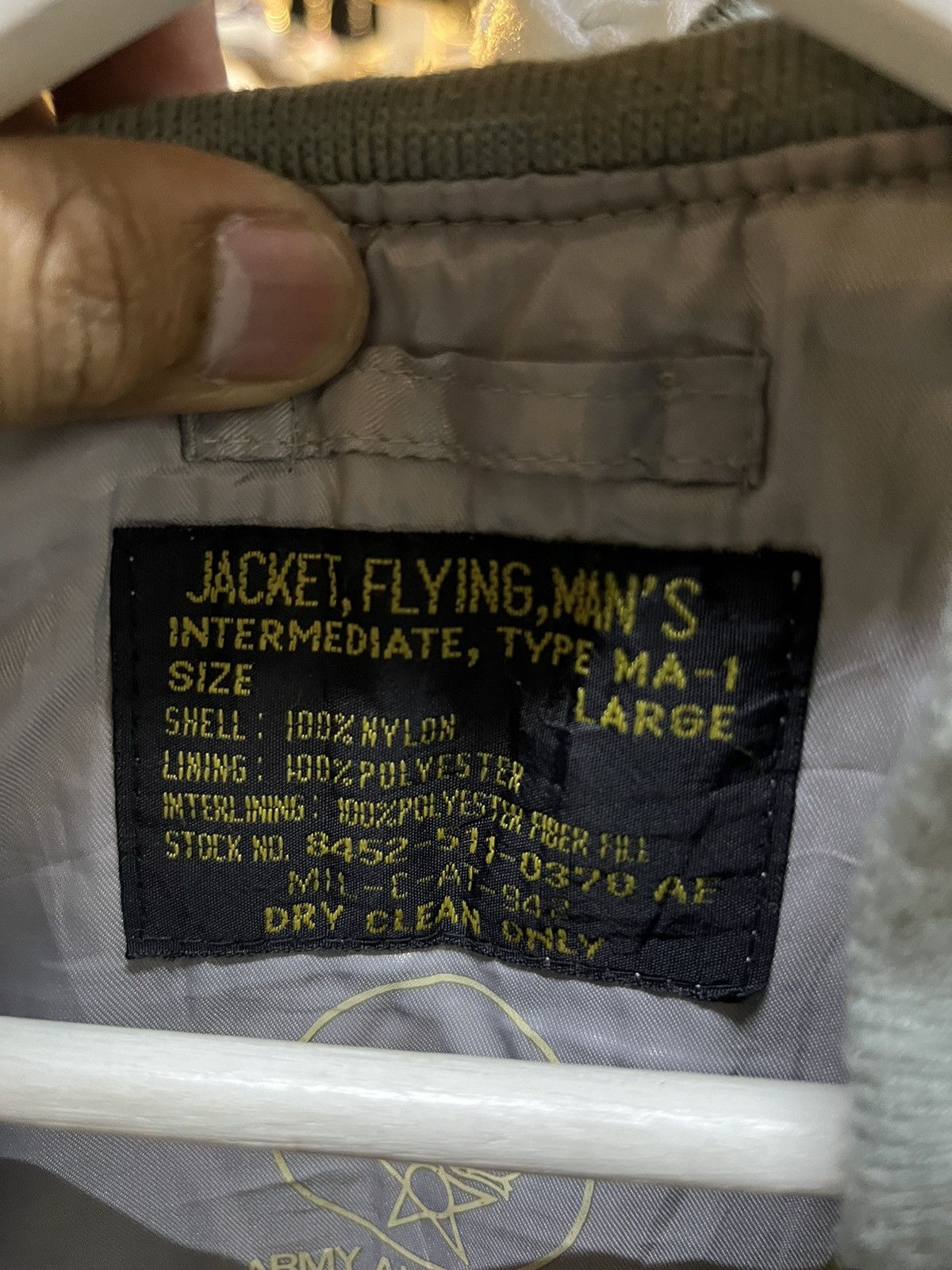 Japanese Brand Vintage Military Air Force Flight Army Bomber Jacket Size US L / EU 52-54 / 3 - 9 Thumbnail