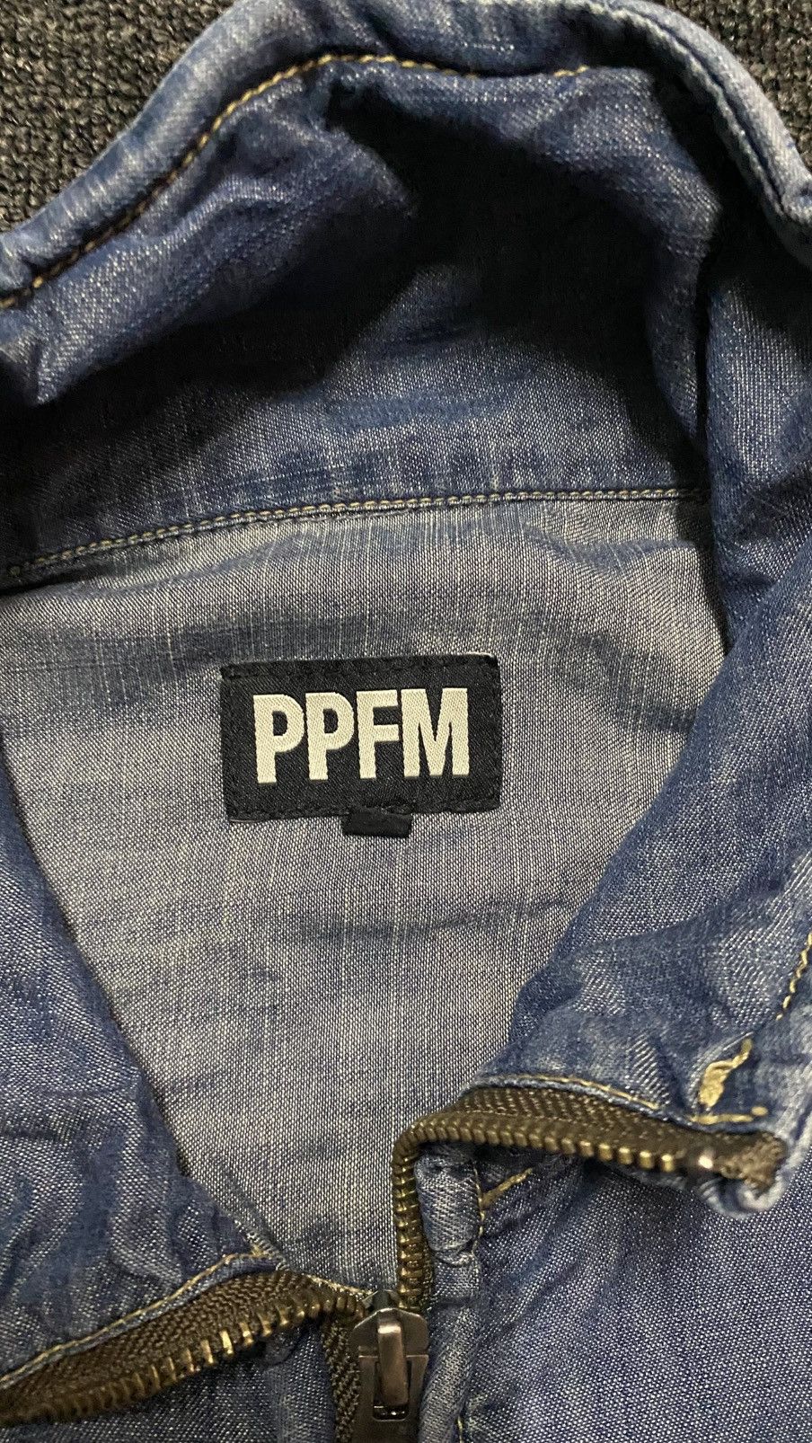 If Six Was Nine × Japanese Brand PPFM Short Sleeve Zipper Shirt Size S / US 4 / IT 40 - 6 Thumbnail