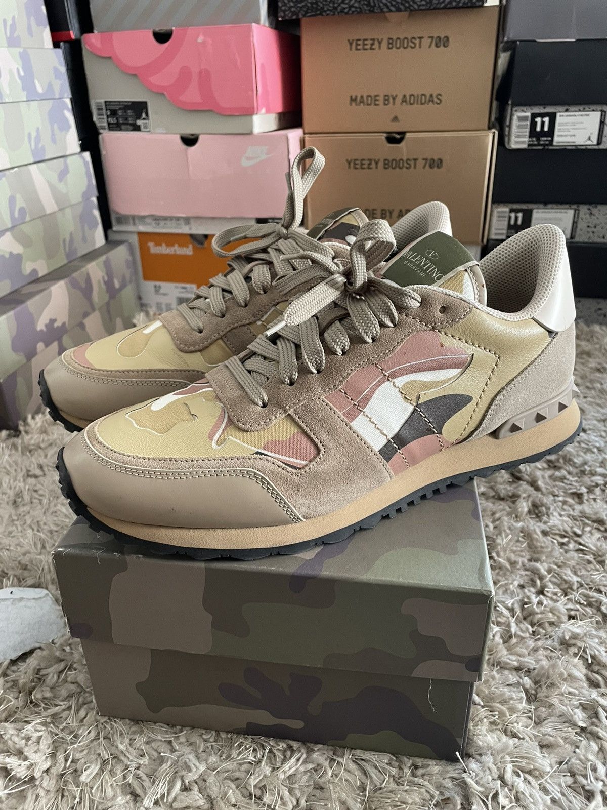 Valentino Valentino RockRunner Camo Size US 11 / EU 44 - 1 Thumbnail