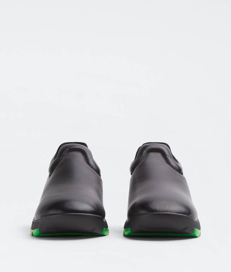 Bottega Veneta o1y0526 Low-Top Sneakers in Black/Green Size US 7.5 / EU 40-41 - 2 Thumbnail
