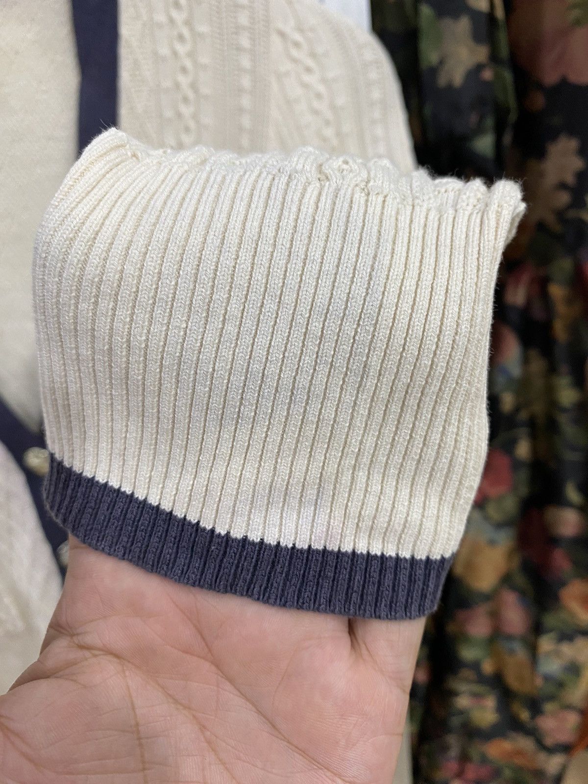 Chanel Chanel Bicolor Knit Cardigan Size XS / US 0-2 / IT 36-38 - 6 Thumbnail