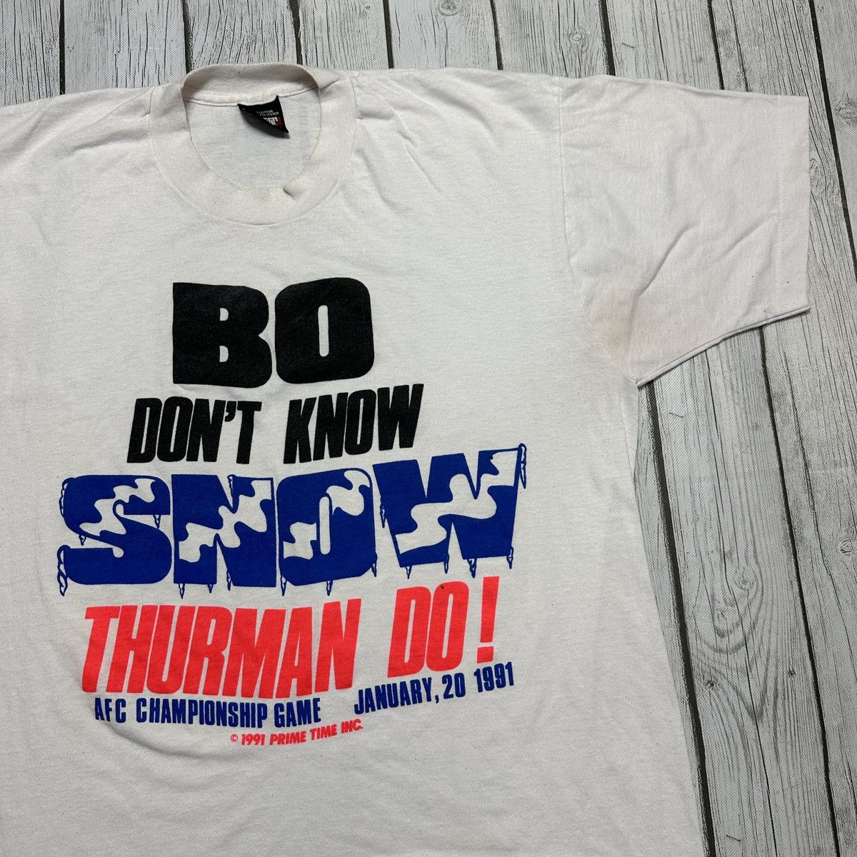 NFL × Vintage Vintage 1991 AFC Championship Game tee Size US XL / EU 56 / 4 - 3 Thumbnail