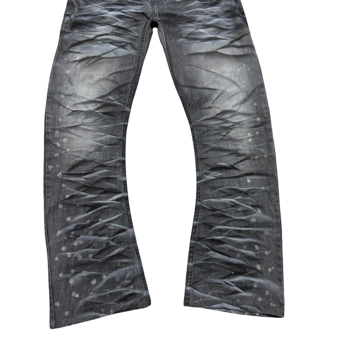semanticdesign Semantic Design Whiskered Denim Flare Jeans Size US 32 / EU 48 - 6 Thumbnail