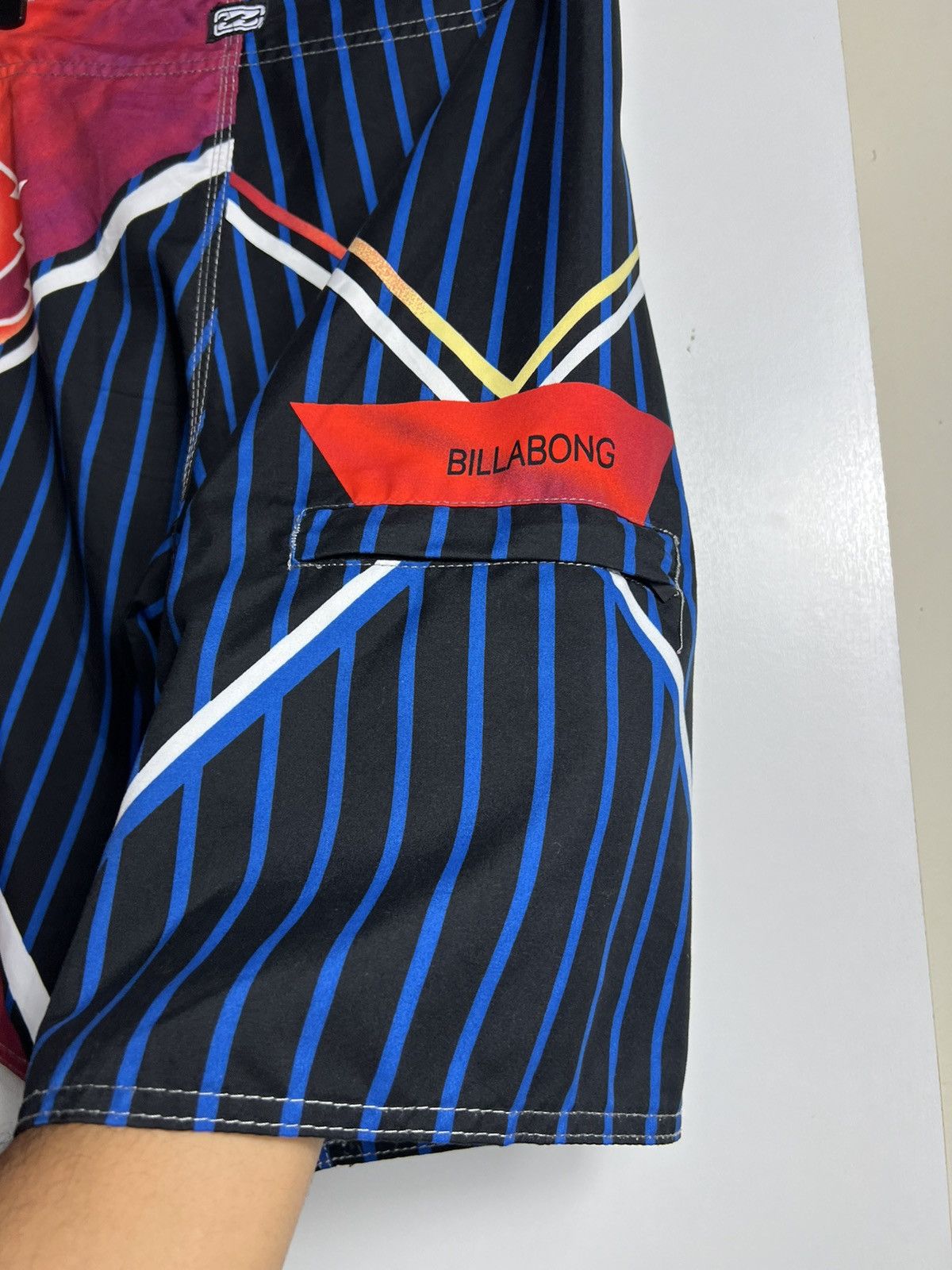 Billabong × Vintage Vintage Y2K Billabong Swim Shorts Size US 31 - 3 Thumbnail
