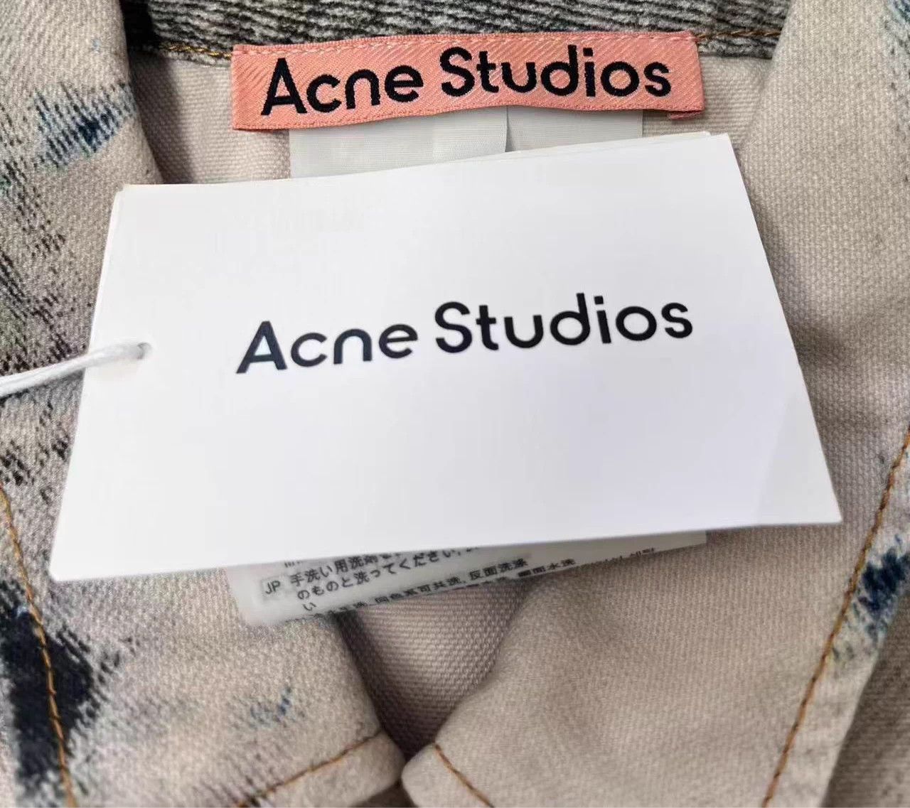 Acne Studios Acne Studios Distressed Tie-Dye Denim Jkt Men 48 Size US S / EU 44-46 / 1 - 4 Thumbnail