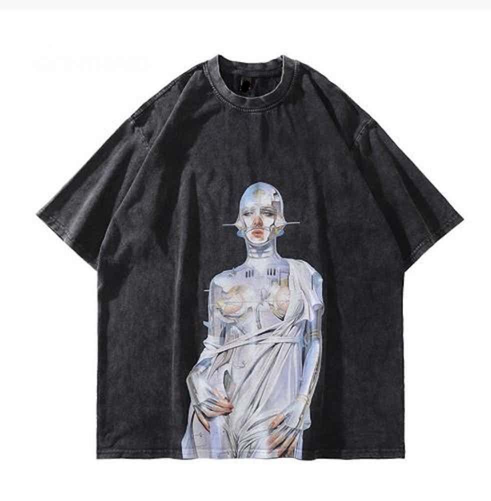 Japanese Brand Robot Graphic Tshirt Size US XXL / EU 58 / 5 - 1 Thumbnail