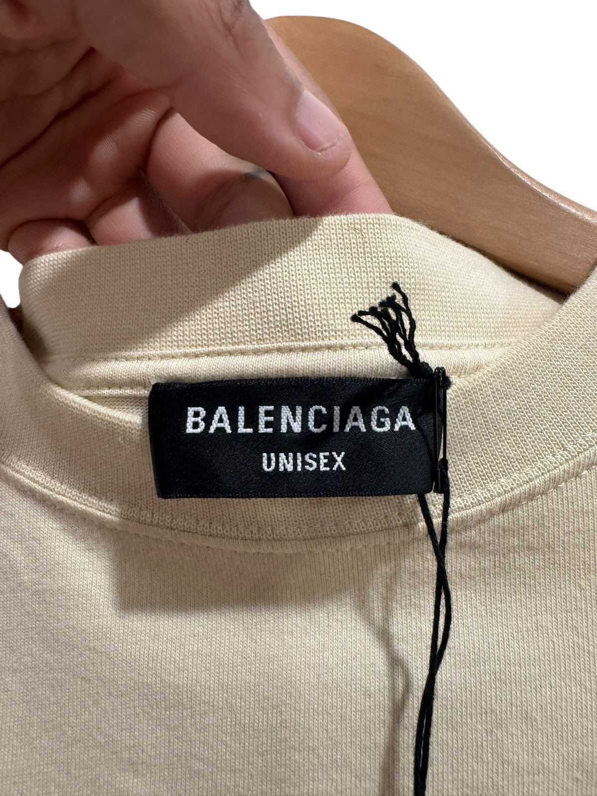 Balenciaga Balenciaga Political Campaign Layered Long Sleeve Tee Cream Size US S / EU 44-46 / 1 - 9 Thumbnail