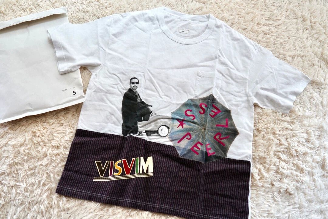 Visvim visvim jumbo tee s/s collage cotton linen Nakamura size5 Size US XXL / EU 58 / 5 - 1 Thumbnail
