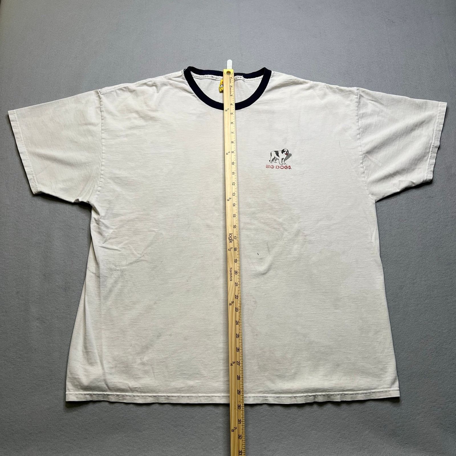 Big Dogs Vintage Big Dogs T Shirt Mens XXL White Ringer Attitude Y2K Size US XXL / EU 58 / 5 - 4 Thumbnail