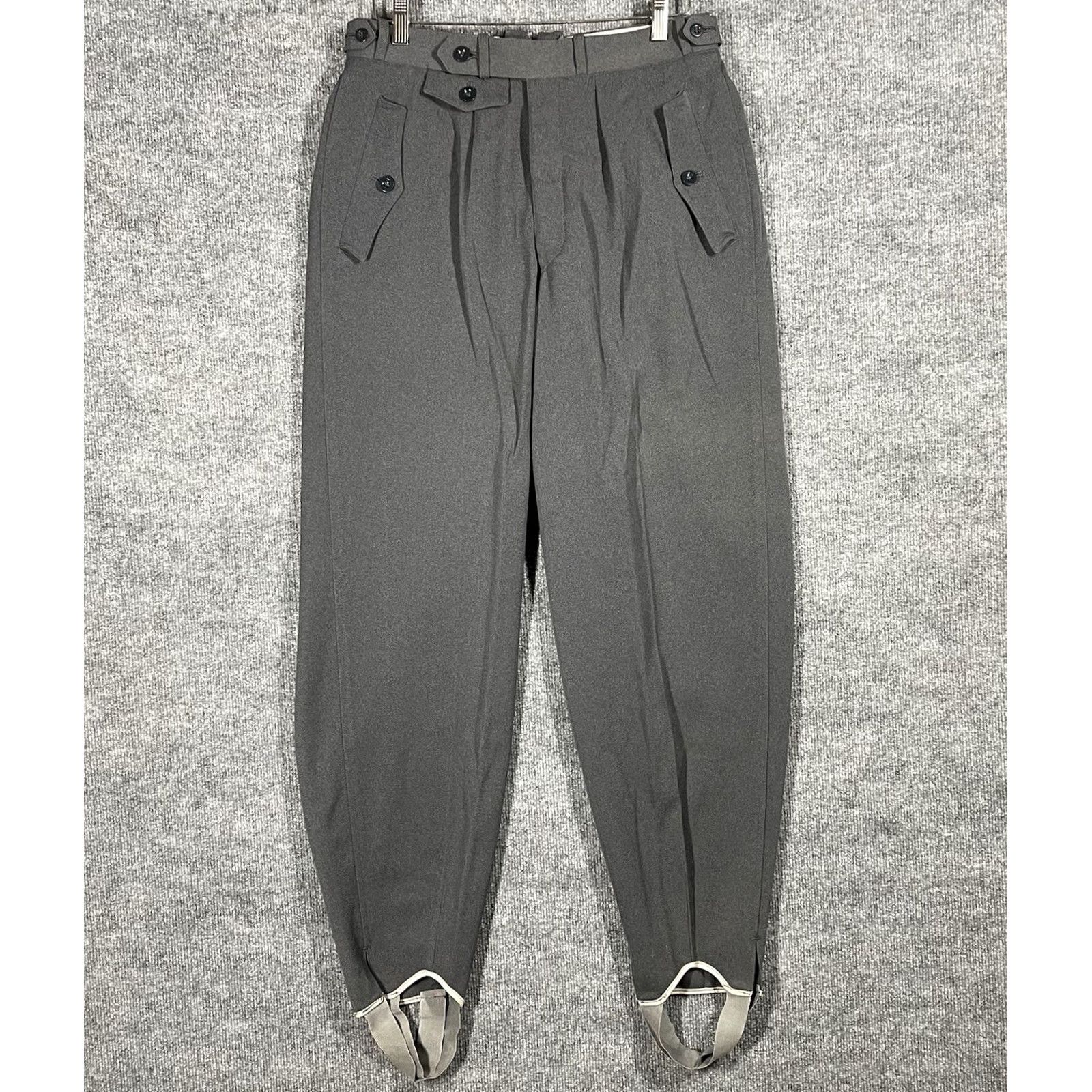 Vintage VINTAGE M43 Army Wool Trousers Pants 31x32 Men Gray 60s WWII Germany WWII M43 Trousers Mens Size US 31 - 2 Thumbnail