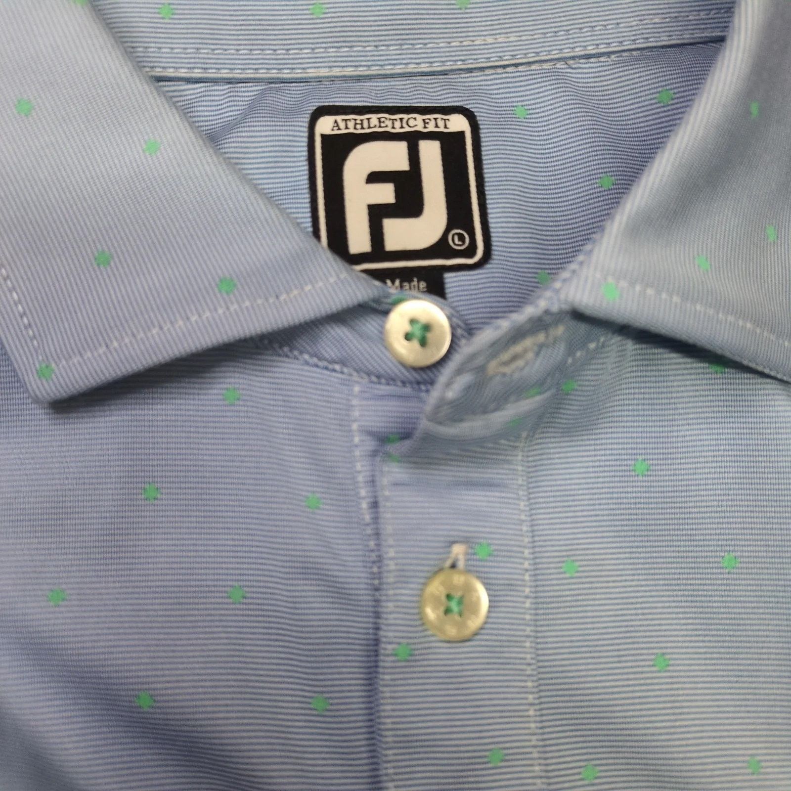 Footjoy Footjoy Men's L Polo Shirt Athletic Fit Isleworth Golf Club Size US L / EU 52-54 / 3 - 9 Thumbnail