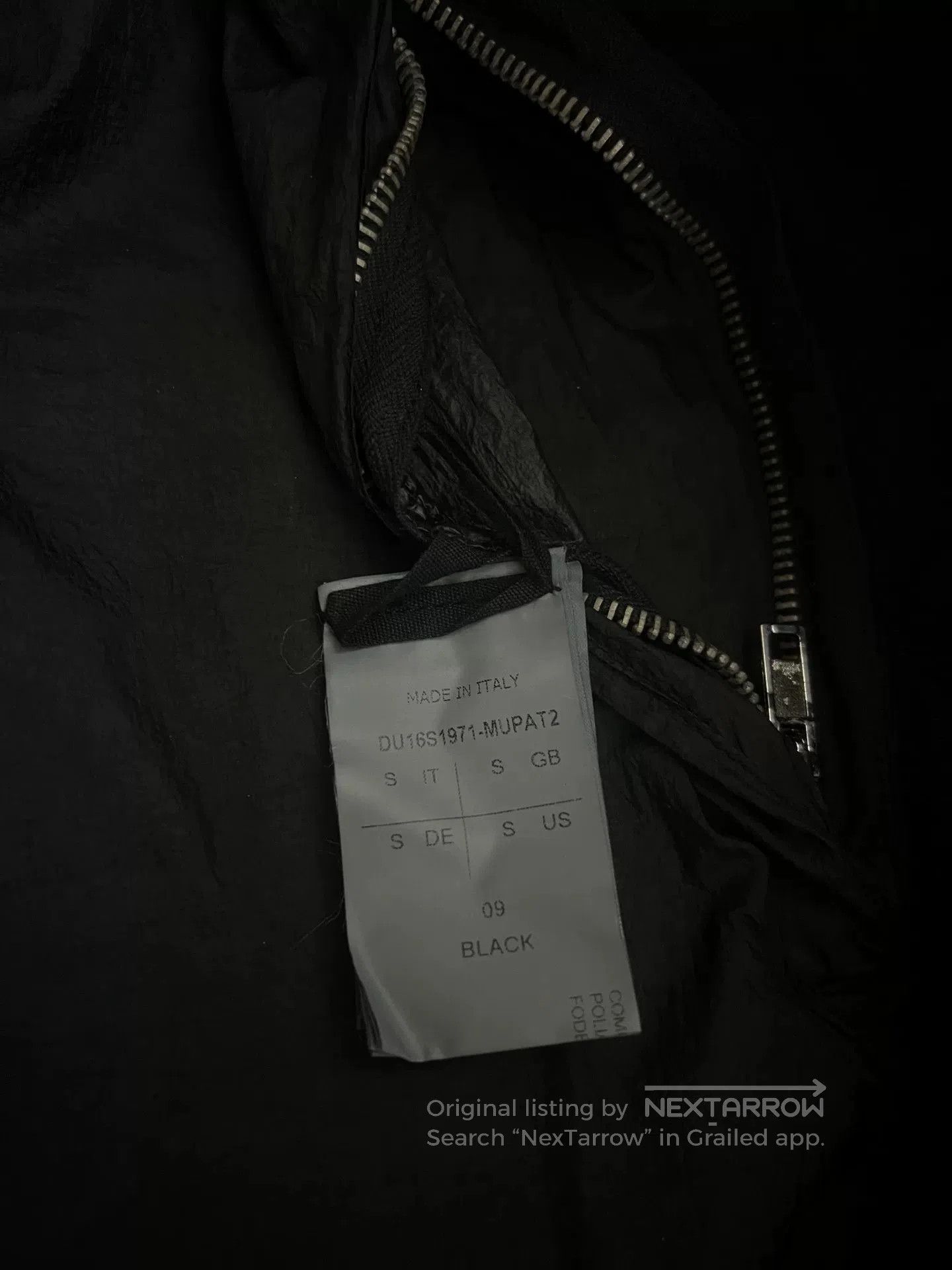 Rick Owens Rick Owens Black Nylon Coat. Size US S / EU 44-46 / 1 - 7 Thumbnail