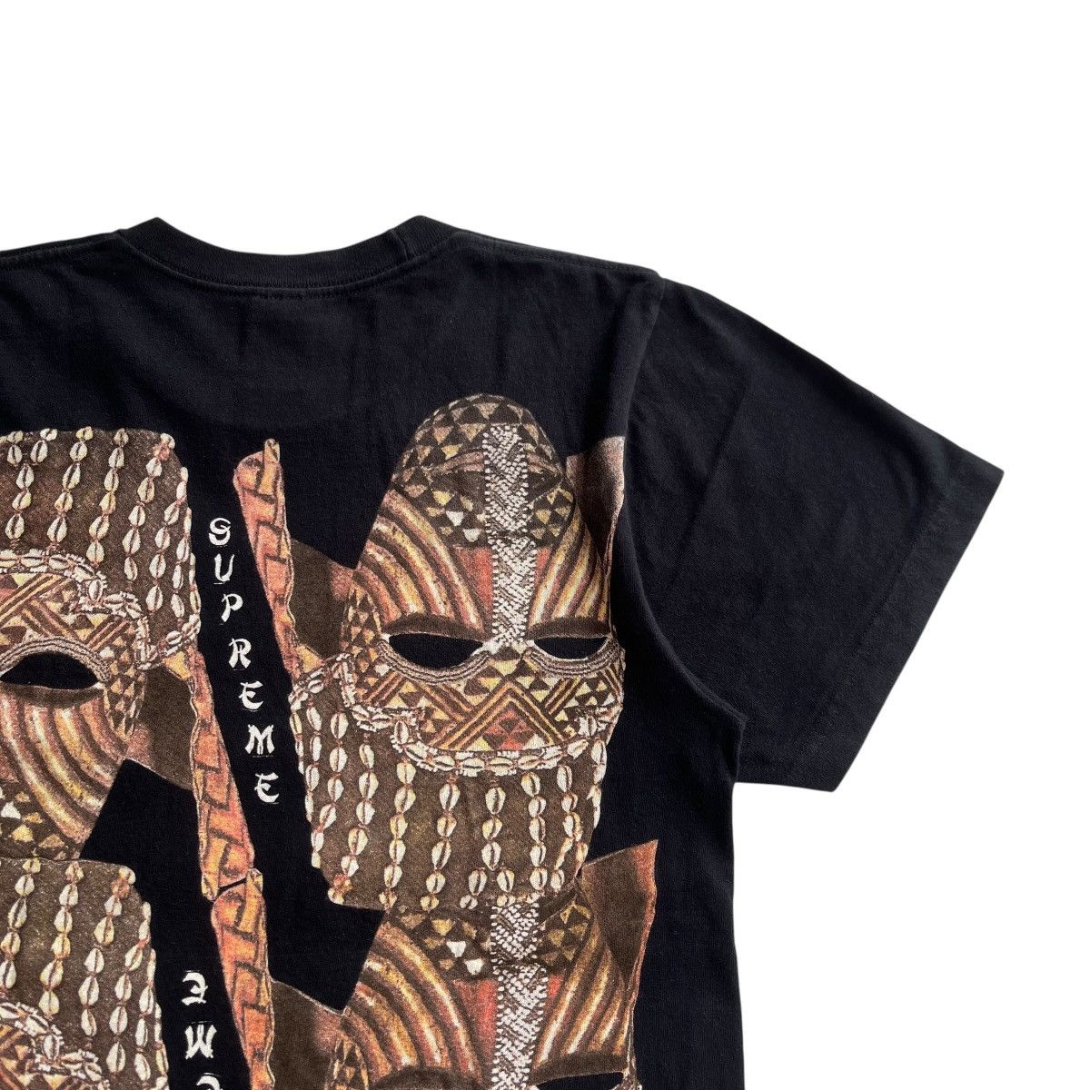 Supreme Supreme African Mask Tee FW14 Size US S / EU 44-46 / 1 - 3 Thumbnail