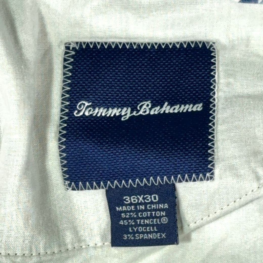 Tommy Bahama Tommy Bahama Pants Mens 38x30 Khakis Casual Stretch Straight Flat Front Brown Tan 36x30 Logo Embroidered Size US 38 / EU 54 - 7 Thumbnail