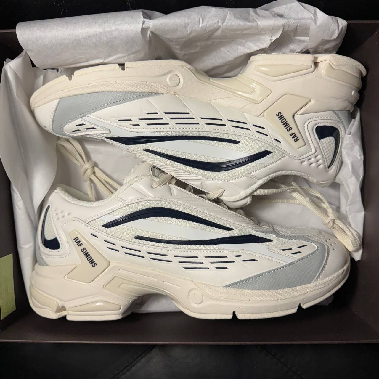 Raf Simons Raf Simons UltraSceptre Off-white / Light Grey / Navy Size US 9 / EU 42 - 10 Thumbnail