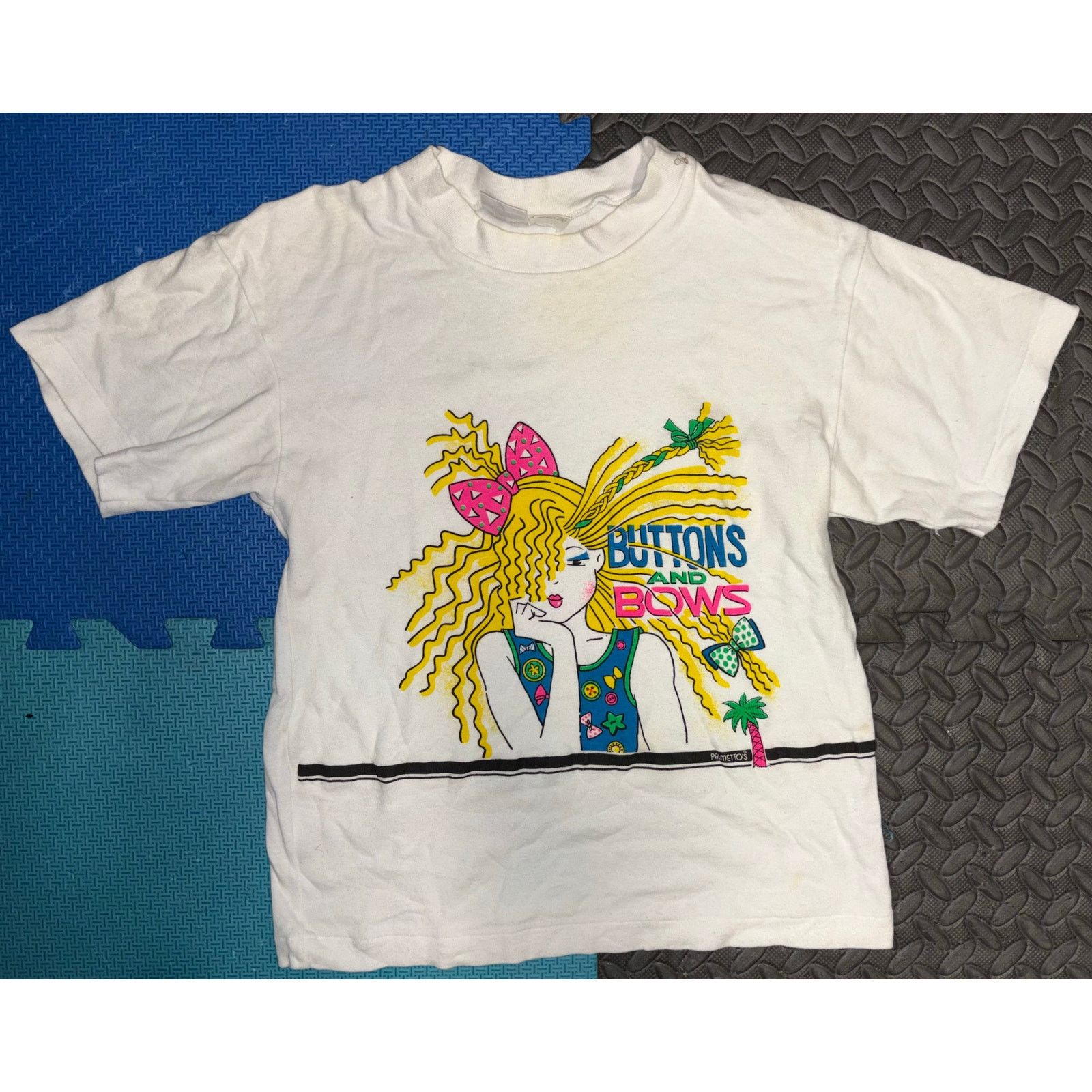 Vintage Vintage 80s palmettos buttons and bows medium 10-12 Size M / US 6-8 / IT 42-44 - 1 Thumbnail
