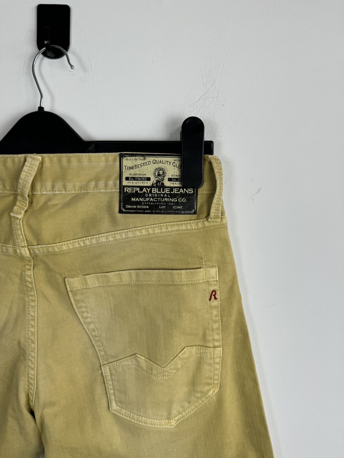 Replay Replay Blue Jeans Original Denim Beige Jeans Size US 29 - 4 Thumbnail