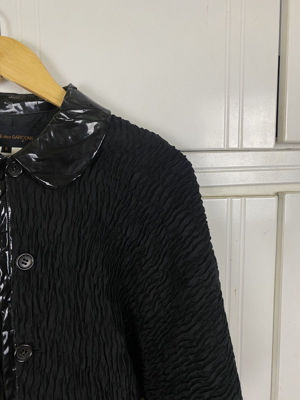 Comme des Garcons AD Winter Comme Des Garcons Pleating Wool/Silk Jacket Size S / US 4 / IT 40 - 3 Thumbnail