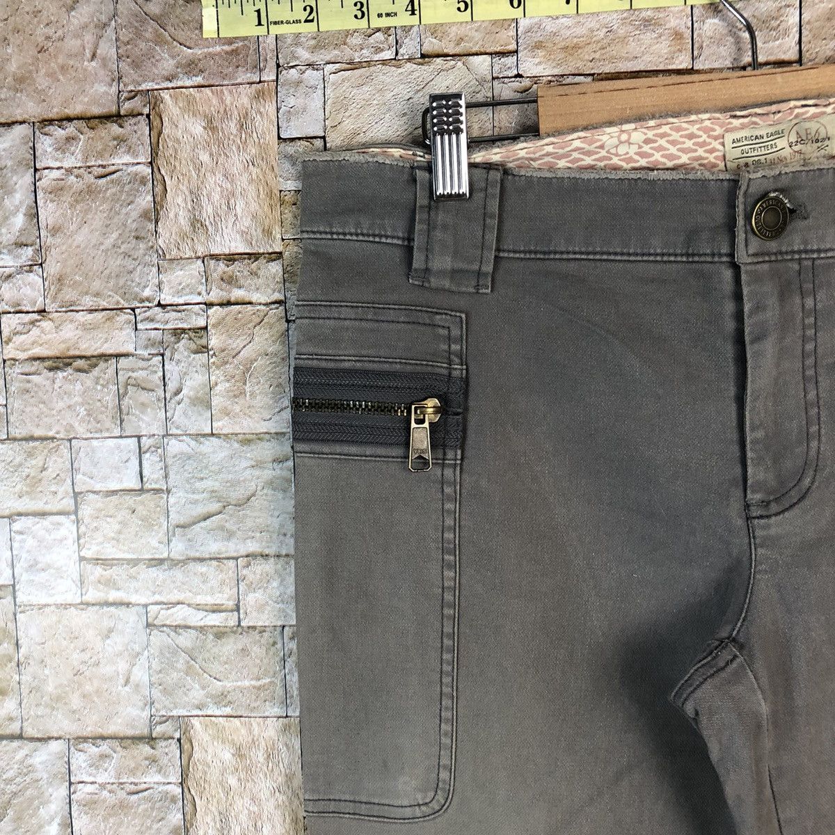 Faded Glory × Japanese Brand American Eagle Outfitters Grey Casual Pants #A1170 Size 30" / US 8 / IT 44 - 7 Thumbnail