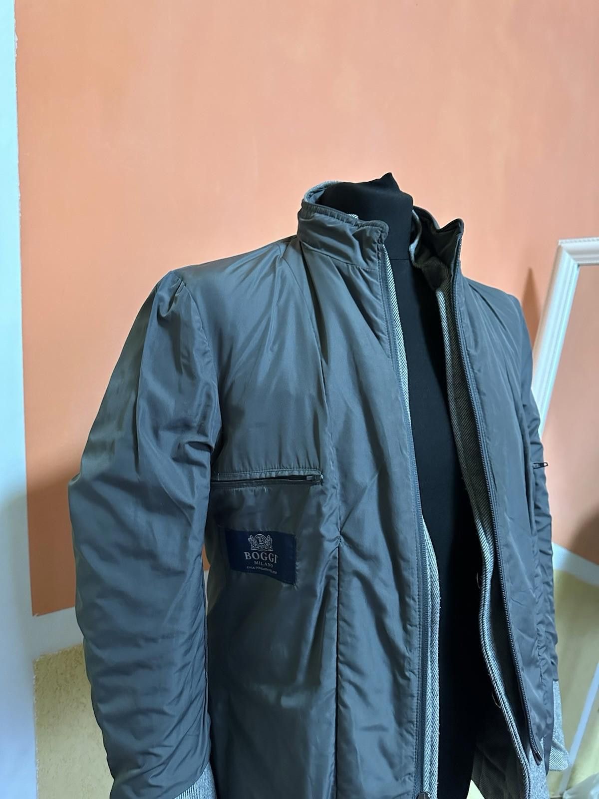 Boggi Boggi Milano Coat In Padded Sz 48 Size US M / EU 48-50 / 2 - 9 Thumbnail