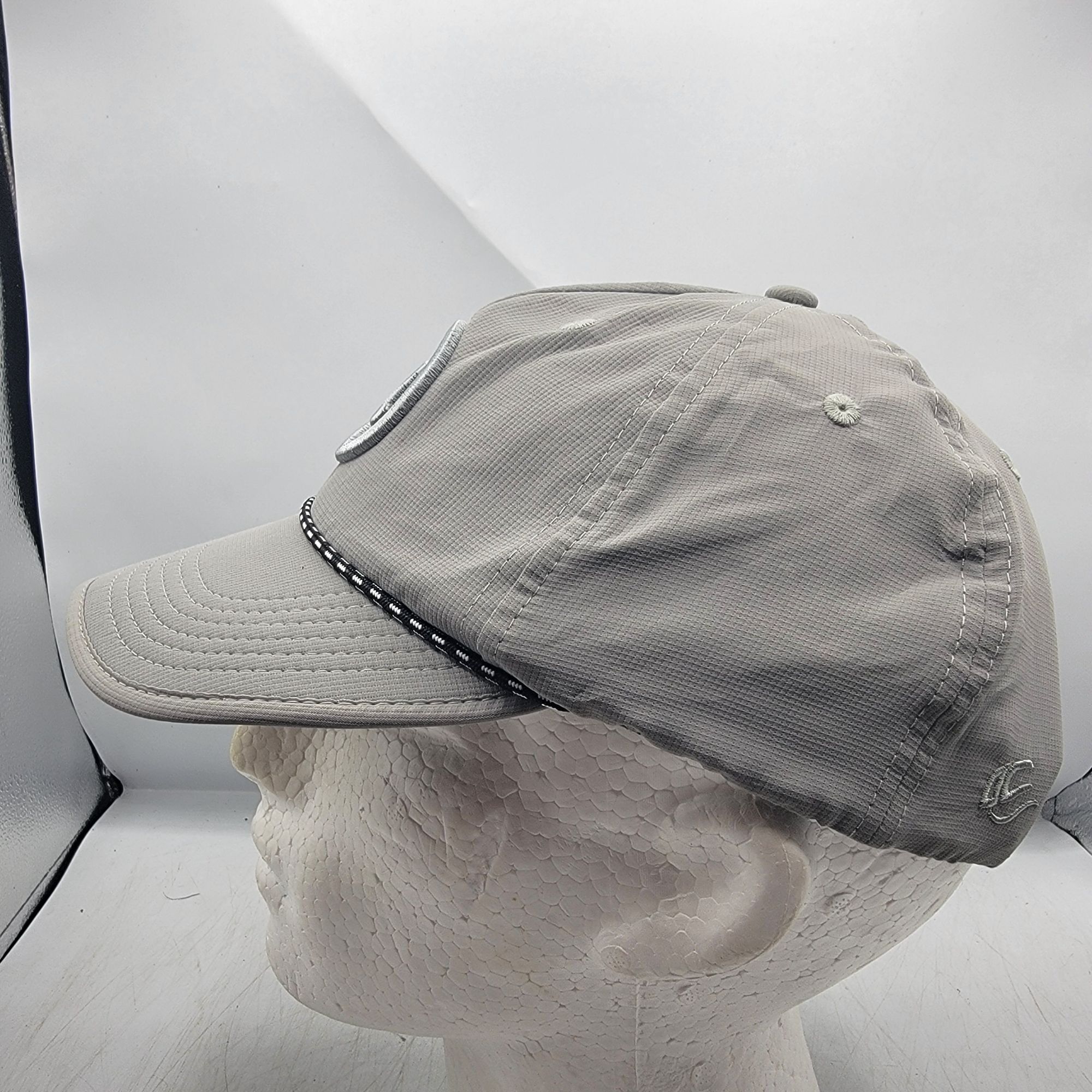 Other Outdoor Cap Adults Gray Snapback Hat Cap Outdoors Casual Ath Size ONE SIZE - 2 Thumbnail