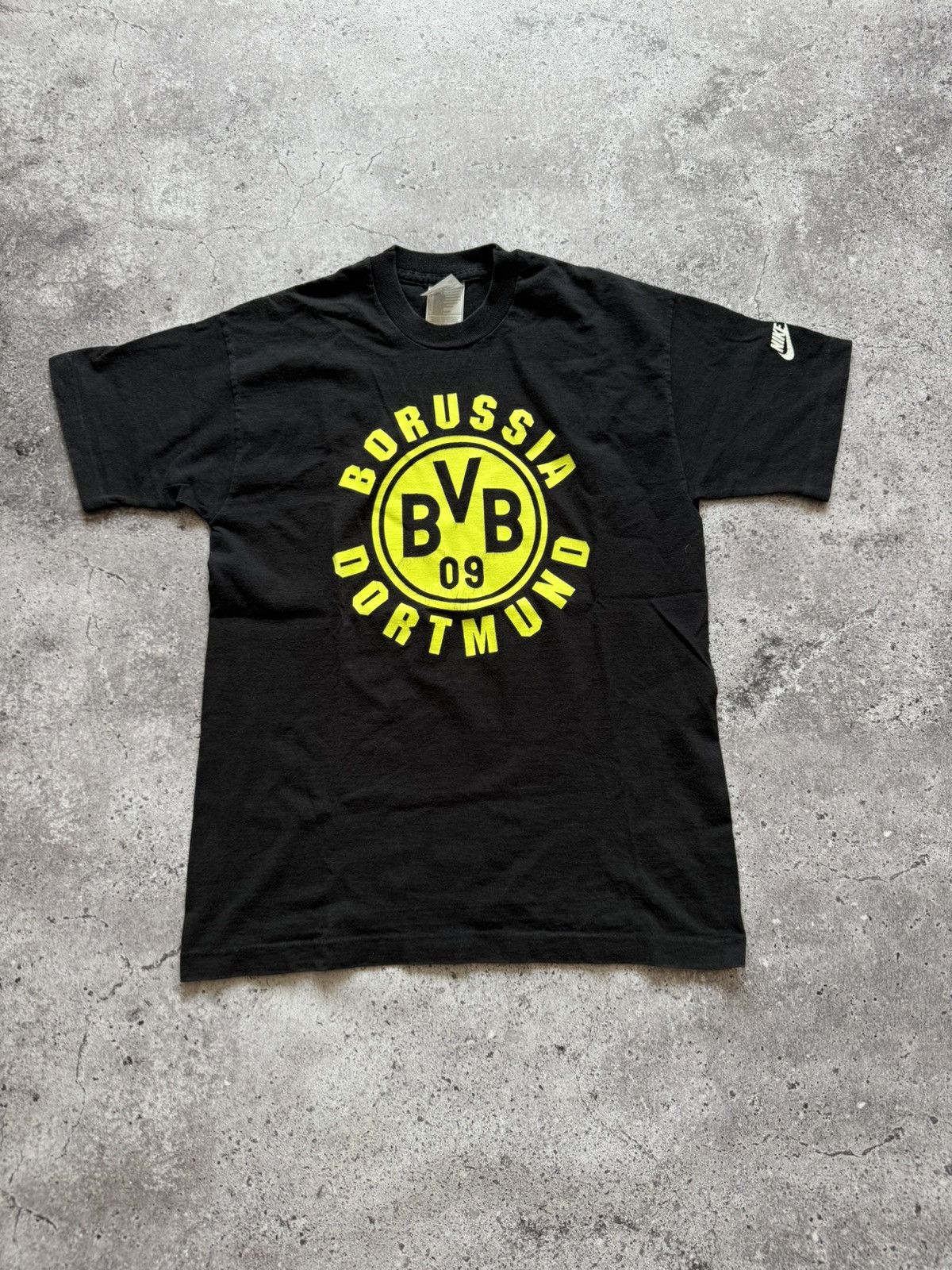 Nike 🔥NIKE BORUSSIA DORTMUND 1995/96 JUST DO IT MERCH T-SHIRT Size US S / EU 44-46 / 1 - 1 Thumbnail