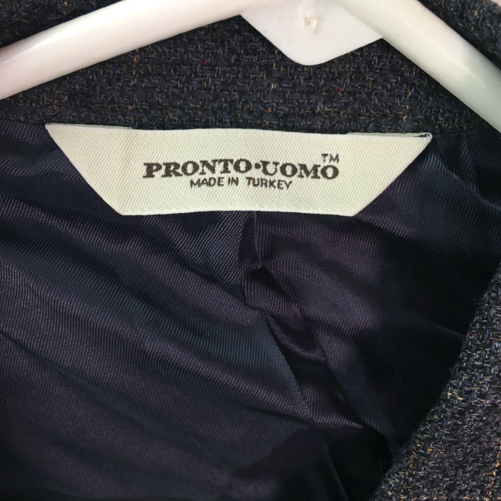 Pronto Uomo Pronto Uomo Blazer Shirt Black Check Jacket 46L Mens Long Sleeve Casual Size US XXL / EU 58 / 5 - 3 Thumbnail