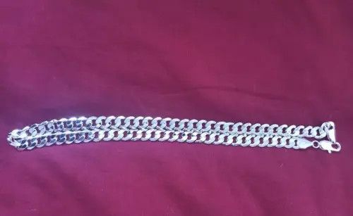 Jewelry 8MM Cuban Chain Necklace Size ONE SIZE - 1 Thumbnail