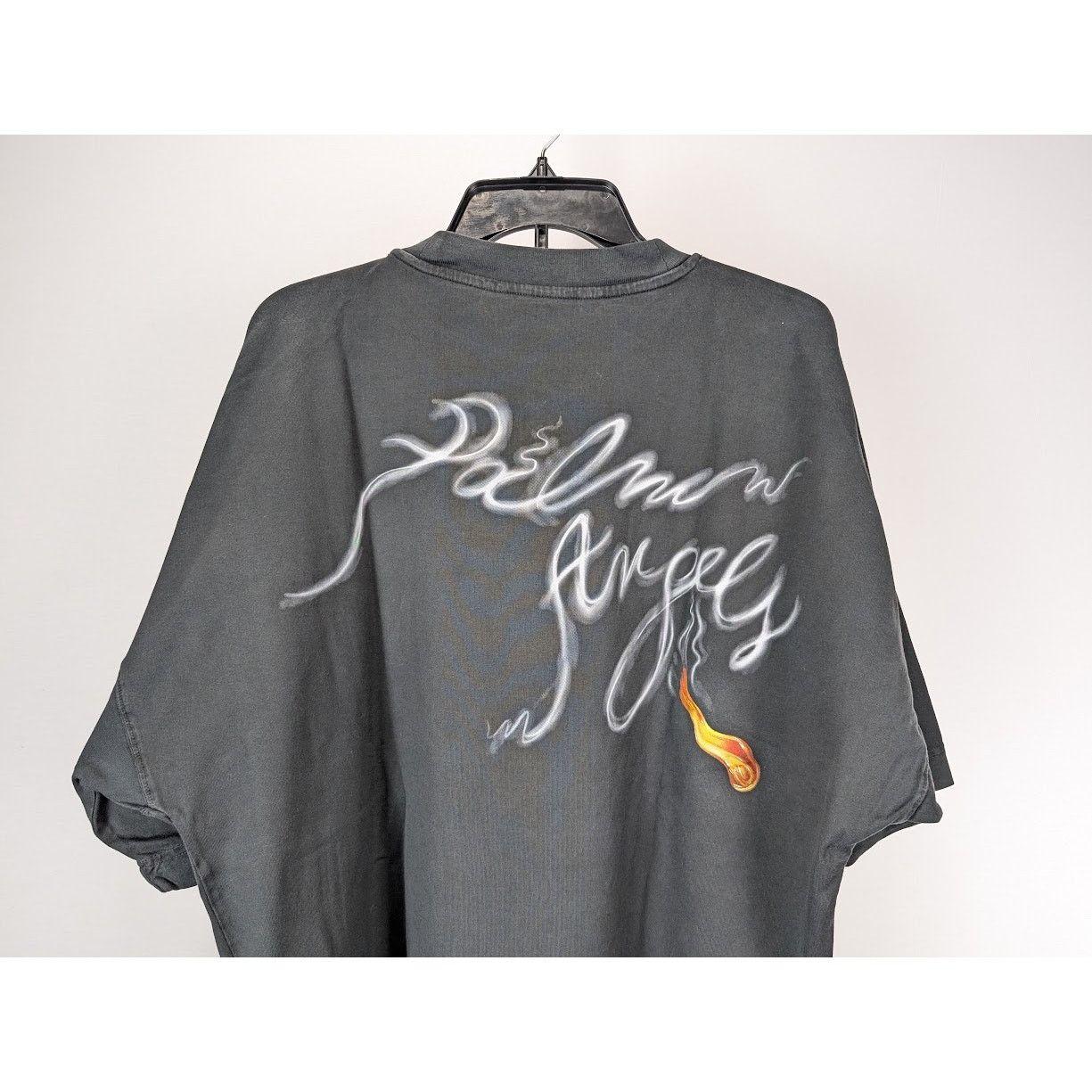 Palm Angels o1rshd1 Foggy PA Logo Over T-Shirt in Black / White Size US M / EU 48-50 / 2 - 14 Thumbnail