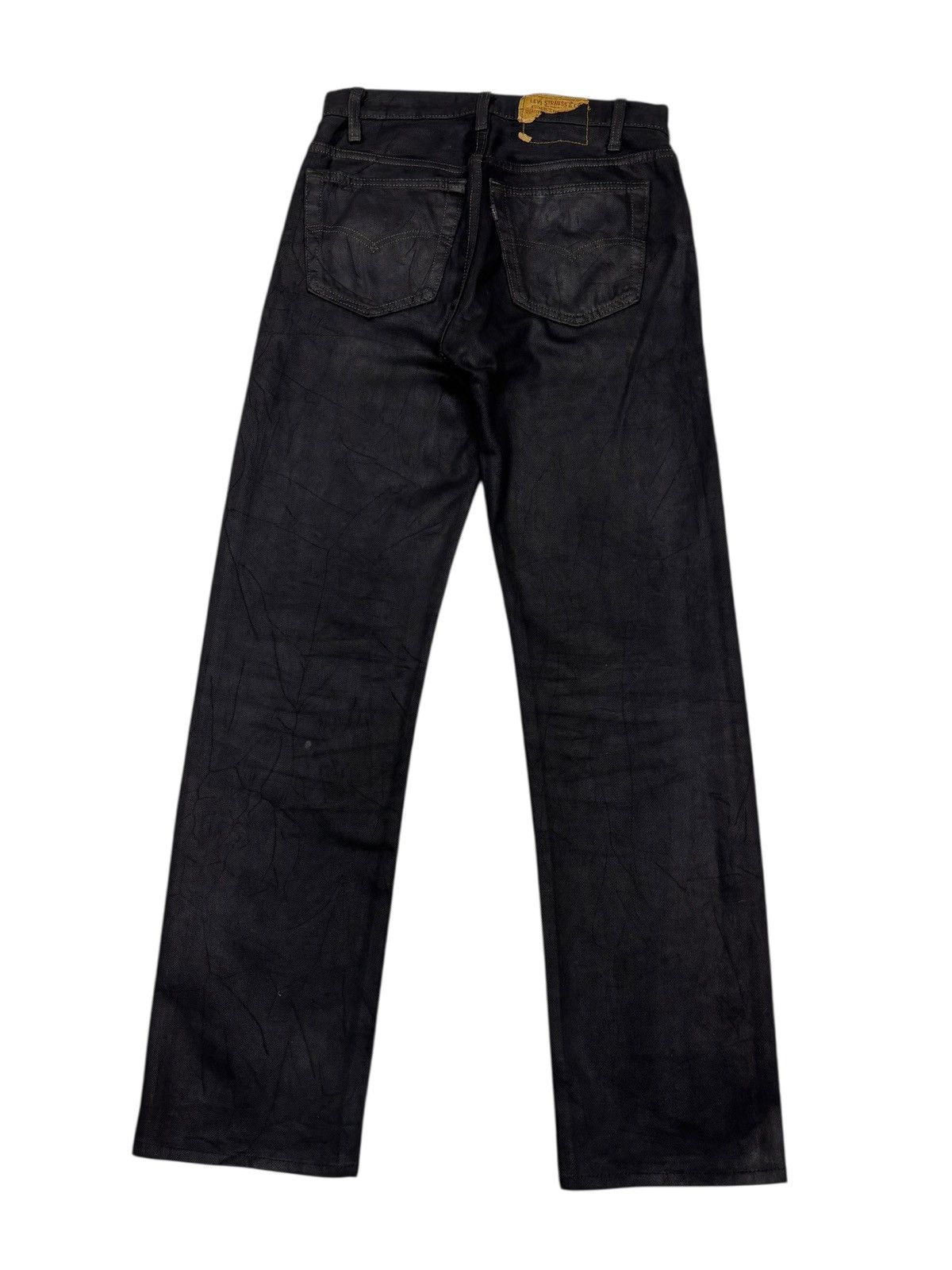 Levi's Levis 501 Waxed Black Denim Jeans Size US 30 / EU 46 - 8 Thumbnail