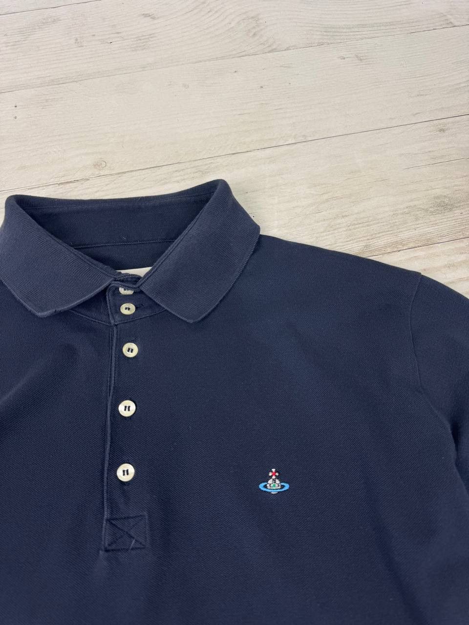 Vivienne Westwood Vintage Vivienne Westwood Polo Long Sleeve Orb Logo Basic Size US XXL / EU 58 / 5 - 6 Thumbnail