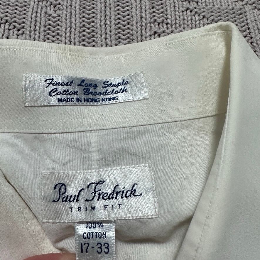 Paul Fredrick Paul Fredrick white short sleeve button down size 17 Size US XL / EU 56 / 4 - 4 Thumbnail